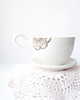 kubki i filiżanki  Porcelanowa filiżanka z koronką 2
