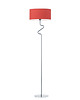 lampy podłogowe Elegancka lampa stojąca do salonu MORONI z abażurem 40 cm 3