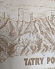 Ozdoby na ścianę Drewniana mapa Tatr z możliwością dedykacji, Tatry na prezent 4