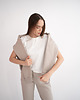 spodnie dresowe damskie Spodnie dresowe Taupe 4
