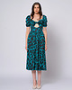 sukienki midi damskie Sukienka w panterkę - Ola Deep Tropic 2
