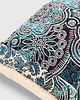 poduszki, poszewki - różne Turkusowa poduszka dekoracyjna patchwork z frędzlami 55x35 Alkione 2