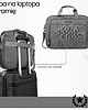 torby i nerki męskie Torba na laptopa szara unisex materiałowa wodoodporna Paolo Peruzzi AS-02-DGR 2