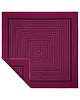 apaszki Chusta jedwabna Burgundy 90x90 ręcznie rolowana, dwustronna 1