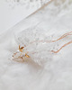 Biżuteria ślubna Kolczyki brokatowe white/gold z kolekcji Lovely Lily 5