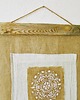 makramy Makata, dekoracja ścienna z tkaniny i drewna, wabi-sabi /3/ 2