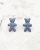 kolczyki z masy plastycznej Kolczyki Granite teddy 3