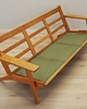 sofy i szezlongi Sofa dębowa, duński design, lata 60,  Hans J. Wegner,  Getama 7