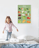 plakaty "Warzywa" Personalizowany Plakat z Imieniem Dziecka 1