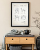 plakaty Krzesło - patent - plakat 50x70 cm 2