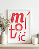plakaty Miłość plakat typograficzny 50 cm x 70 cm czarny 2