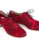 półbuty damskie RĘCZNIE ROBIONE JAZZÓWKI ZAPATO 246 CZ.CZ.KRATKA 2