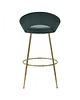 stołki Krzesło Barowe Hoker Aksamitny Sombre Green 1