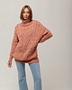 swetry damskie  Wełniany sweter z golfem, golf, VINTAGE ROSE 5
