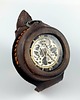 zegarki męskie DC 044 - BROWN Vintage - Mechaniczny zegarek w skórzanej oprawie 3