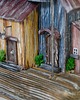 figurki i rzeźby Ręcznie robiony drewniany domek dekoracyjny  5