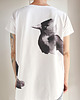 t-shirt damskie Kawki akwarele fullprint Biały Oversize 3
