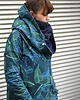 bluza z kapturem damska Oversize bluza długa ogromny kaptur  w liście 2