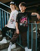 t-shirty dla chłopców T-shirt oversize Teddyland czarna dziecko 2