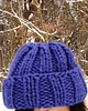 czapki damskie Chabrowa czapka  chunky beanie  z wełną 3