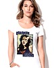 t-shirt damskie Koszulka damska biała Super girl 1