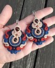 kolczyki soutache Kolczyki sutasz etno kolorowe 1
