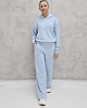 komplety damskie Komplet oversized kangurka i szerokie spodnie wide leg Baby Blue 5