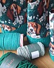 kosmetyczki Kosmetyczka worek duży "beagle i kwiatki" 7