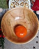talerze, miski Ręcznie wykonana misa z drewna wiśniowego  2