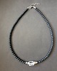 chokery Naszyjnik choker ROOTS czarny turmalin, kryształ górski, jaspis dalmatyński 2