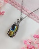 wisiory Naszyjnik Labradoryt stal chirurgiczna wisiorek handmade 2