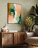 plakaty Plakat Abstrakcja - Peaches & Green 4