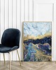 plakaty Plakat Dark Gold - abstrakcja 1