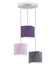 lampy do pokoju dziecka Kaskadowa 3 punktowa lampa wisząca MAJORKA KIDS z geometrycznymi kloszami 5