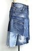 spódnice midi Patchworkowa spódnica jeans r.40/42 2