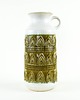 wazony Wazon ceramiczny West Germany z reliefowym pasem dekoracyjnym, lata 70. 1