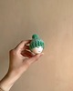 ozdoby wielkanocne Czapeczka z pomponem  na jajka wielkanocne  - 1 szt. 3