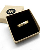 pierścionki zaręczynowe Złoty pierścionek z diamentem 1