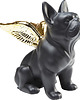 figurki i rzeźby Figurka Pies Angel czarno-złota buldog, skrzydła 1