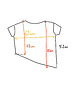 t-shirt damskie Asymetryczna bluzka bok czarna 5