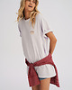 t-shirt damskie Koszulka damska OVERSIZE Washed Lila 6