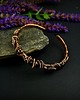bransoletki wire wrapping Miedziana bransoleta cuff z onyksem 2