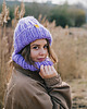 czapki damskie Wełniana czapka i komin- komplet zimowy peruvian WOOLY 3