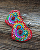 kolczyki soutache Kolekcja Frida - kolczyki kolorowe serca 3