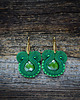 kolczyki soutache Zielone  kolczyki soutache 2