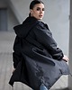 kurtki damskie Kurtka / płaszcz typu parka czarna 8