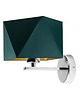 kinkiety Designerski kinkiet na ścianę do biura ORLANDO GOLD z abażurem 4