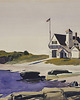 magnesy Stacja straży przybrzeżnej - E. Hopper - magnes 1