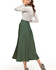 spódnice midi Zwiewna spódnica MIDI, T332, khaki 1