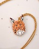 wisiory Naszyjnik ryś, wisiorek z kotem, amulet rysiem, prezent dla kociary, boho 2